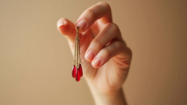 Add a pop of color with unique red charms for your jewelry