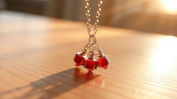 Stylish ways to incorporate vibrant red charms into jewelry